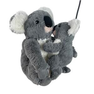Ikea Koala With Baby SOTAST Stuffed Animal Doll Toy Children's Grey Plush 14"
